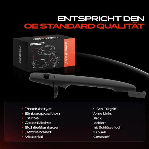 1x Türgriff Vorne Links außen für Mitsubishi Lancer VIII Sportback Outlander II III Bj ab 2006 Bild 1x Türgriff Vorne Links außen für Mitsubishi Lancer VIII Sportback Outlander II III Bj ab 2006