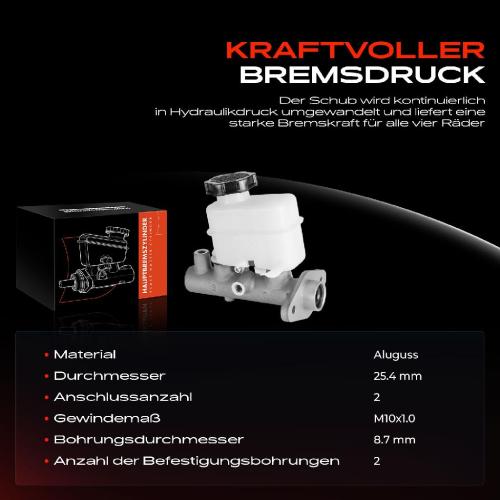 1x Hauptbremszylinder Bremszylinder für Hyundai Sonata IV EF KIA Magentis Bild 1x Hauptbremszylinder Bremszylinder für Hyundai Sonata IV EF KIA Magentis