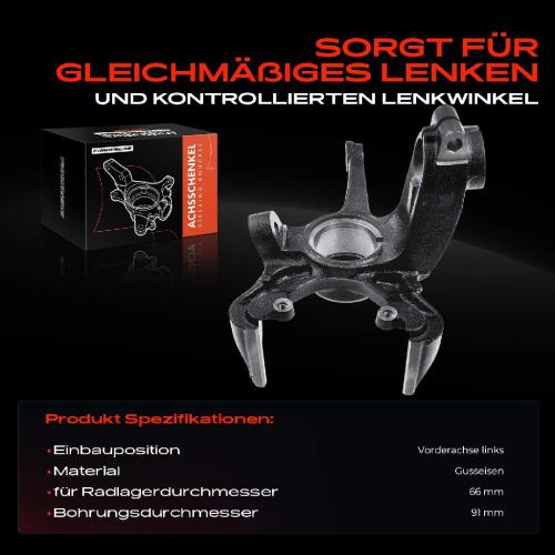 Frankberg 1x Achsschenkel Radaufhängung Vorderachse Links für VW UP! 121 Skoda Citigo Seat Mii KE1 Bild Frankberg 1x Achsschenkel Radaufhängung Vorderachse Links für VW UP! 121 Skoda Citigo Seat Mii KE1