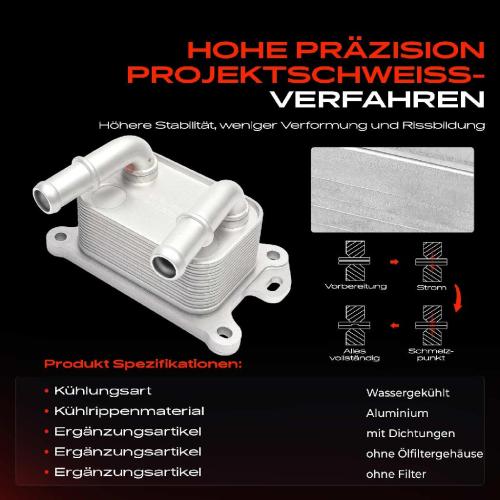 1x Ölkühler Motoröl für Renault Clio IV Megane 3 Captur Smart Fortwo Dacia Nissan Bild 1x Ölkühler Motoröl für Renault Clio IV Megane 3 Captur Smart Fortwo Dacia Nissan