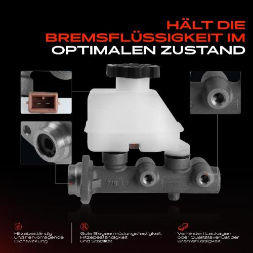 1x Hauptbremszylinder Bremszylinder für Hyundai Accent II LC 1.3 1.5L 1.6L 1999-2005 Bild 1x Hauptbremszylinder Bremszylinder für Hyundai Accent II LC 1.3 1.5L 1.6L 1999-2005