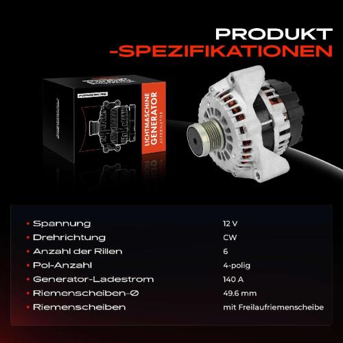 1x Lichtmaschine Generator für Ssangyong Rexton II Rodius Kyron 2.7L Bild 1x Lichtmaschine Generator für Ssangyong Rexton II Rodius Kyron 2.7L