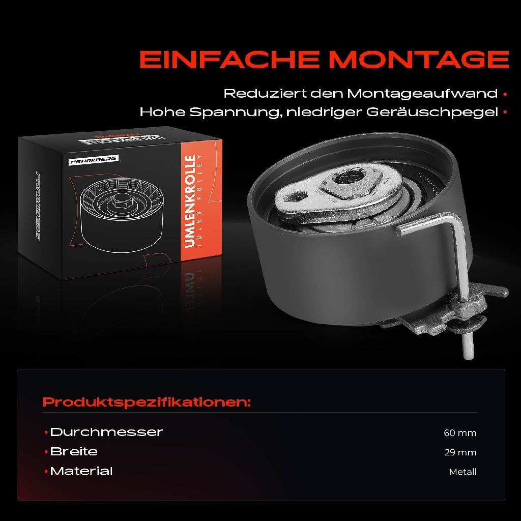 1x Spannrolle Riemenspanner für Renault Clio Twingo Dacia Logan Nissan