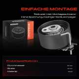 1x Spannrolle Riemenspanner für Renault Clio Twingo Dacia Logan Nissan