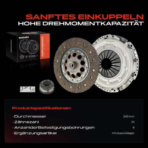 Frankberg 1x Kupplungssatz für Audi A4 800 A4 Avant 800000 A6 4B2 4B4 A6 Avant 4B5 4B6 3.0L Bild Frankberg 1x Kupplungssatz für Audi A4 800 A4 Avant 800000 A6 4B2 4B4 A6 Avant 4B5 4B6 3.0L