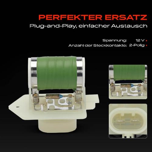1x Widerstand Vorwiderstand Gebläsemotor für Fiat Bravo Punto Alfa Romeo Mito Bild 1x Widerstand Vorwiderstand Gebläsemotor für Fiat Bravo Punto Alfa Romeo Mito