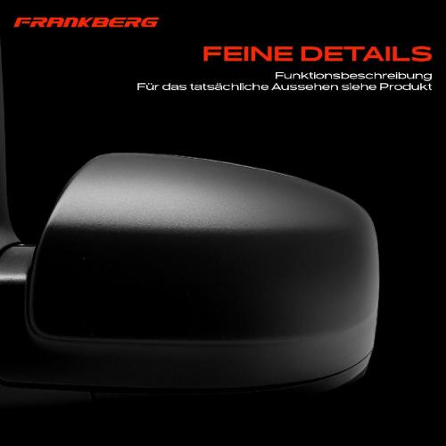 Frankberg 1x Außenspiegel Links für Mercedes-Benz Vito Bus W639 Vito/Mixto Kasten 2003-2014 Bild Frankberg 1x Außenspiegel Links für Mercedes-Benz Vito Bus W639 Vito/Mixto Kasten 2003-2014
