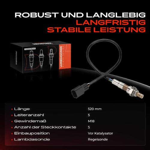 1x Lambdasonde Regelsonde Vor Katalysator für Mazda 3 Stufenheck BK 5 CR 2.0L 2003-2010 Bild 1x Lambdasonde Regelsonde Vor Katalysator für Mazda 3 Stufenheck BK 5 CR 2.0L 2003-2010