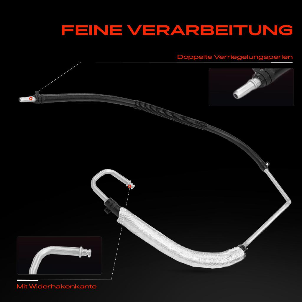 1x Servolenkung Schlauch für Ford Fiesta V Van JD JH Fusion JU 1.25L-2.0L 2001-2012