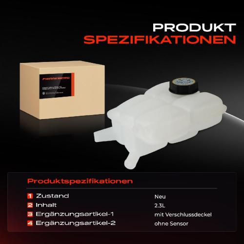 Frankberg 1x Ausgleichsbehälter Kühlmittelbehälter für Ford C-Max II Focus III Kuga II Bild Frankberg 1x Ausgleichsbehälter Kühlmittelbehälter für Ford C-Max II Focus III Kuga II