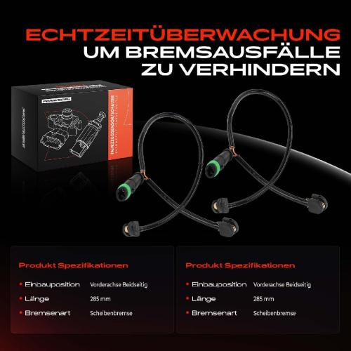 2x Warnkontakt Bremsbelagverschleiß Vorne für Mercedes-Benz S-Klasse V222 C217 SL Bild 2x Warnkontakt Bremsbelagverschleiß Vorne für Mercedes-Benz S-Klasse V222 C217 SL