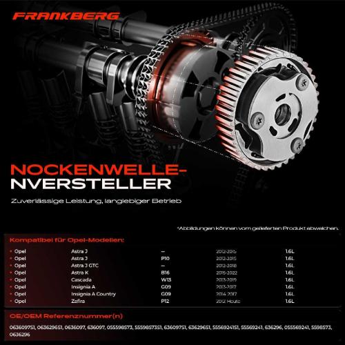 1x Nockenwellenversteller für Opel Astra J K Insignia Bild 1x Nockenwellenversteller für Opel Astra J K Insignia