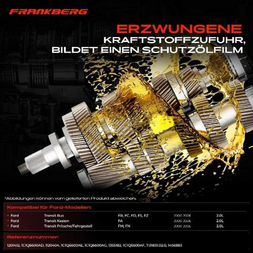 Frankberg 1x Ölpumpe für Ford Transit Bus FB FC FD Kasten FA Pritsche/Fahrgestell FM Bild Frankberg 1x Ölpumpe für Ford Transit Bus FB FC FD Kasten FA Pritsche/Fahrgestell FM