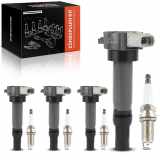 4x Zündspule Zündkerze für Citroën C4 Aircross Mitsubishi ASX Lancer VIII Sportback Peugeot 4008