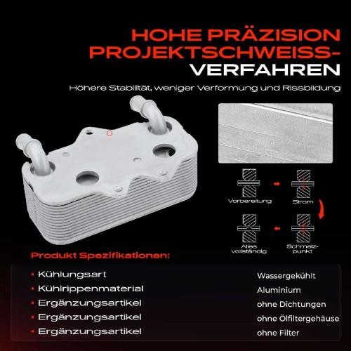 1x Ölkühler Motoröl für Opel Astra G F08 F48 T98 F69 Vectra Saab 9-3 9-5 2.0L 2.2L Bild 1x Ölkühler Motoröl für Opel Astra G F08 F48 T98 F69 Vectra Saab 9-3 9-5 2.0L 2.2L