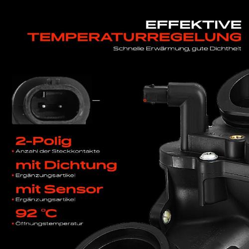 Frankberg 1x Thermostat Kühlmittel für VW Touareg Audi A4 8W2 8WC A5 F53 F5P A6 4G2 A7 A8 Bild Frankberg 1x Thermostat Kühlmittel für VW Touareg Audi A4 8W2 8WC A5 F53 F5P A6 4G2 A7 A8