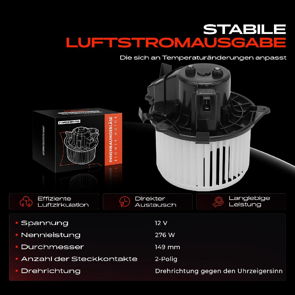 1x Gebläsemotor Innenraumgebläse für Fiat Bravo II 198 Stilo 192 2001-2016