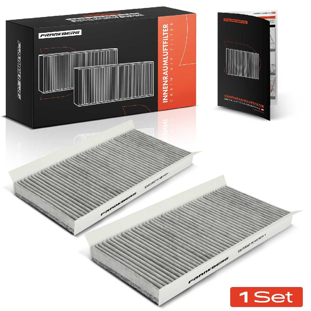 2x Innenraumfilter Aktivkohle für Ford Focus DAW Turnier DNW Connect P65
