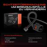 1x Warnkontakt Bremsbelagverschleiß Hinterachse für Porsche Cayenne 9YA 9YB 3.0L