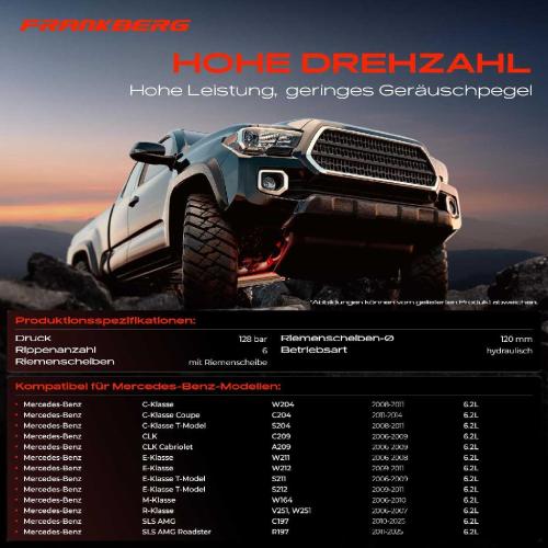 1x Servopumpe hydraulisch für Mercedes-Benz W204 S211 A209 C63 E63 Bild 1x Servopumpe hydraulisch für Mercedes-Benz W204 S211 A209 C63 E63