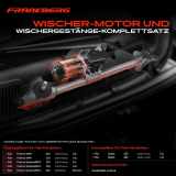 Frankberg 1x Wischerarm Scheibenwischer Vorne für Fiat Fiorino Kasten/MPV Qubo 225