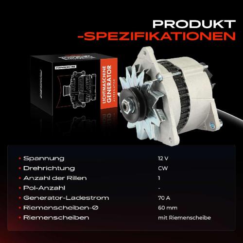 1x Lichtmaschine Generator für Ford Escort 4 Fiesta Orion Land Rover Jaguar MG Bild 1x Lichtmaschine Generator für Ford Escort 4 Fiesta Orion Land Rover Jaguar MG
