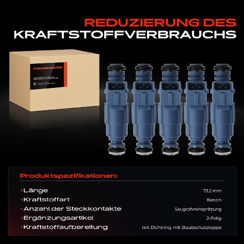 5x Einspritzventil Einspritzdüse für Volvo C70 I S60 I S70 S80 I V70