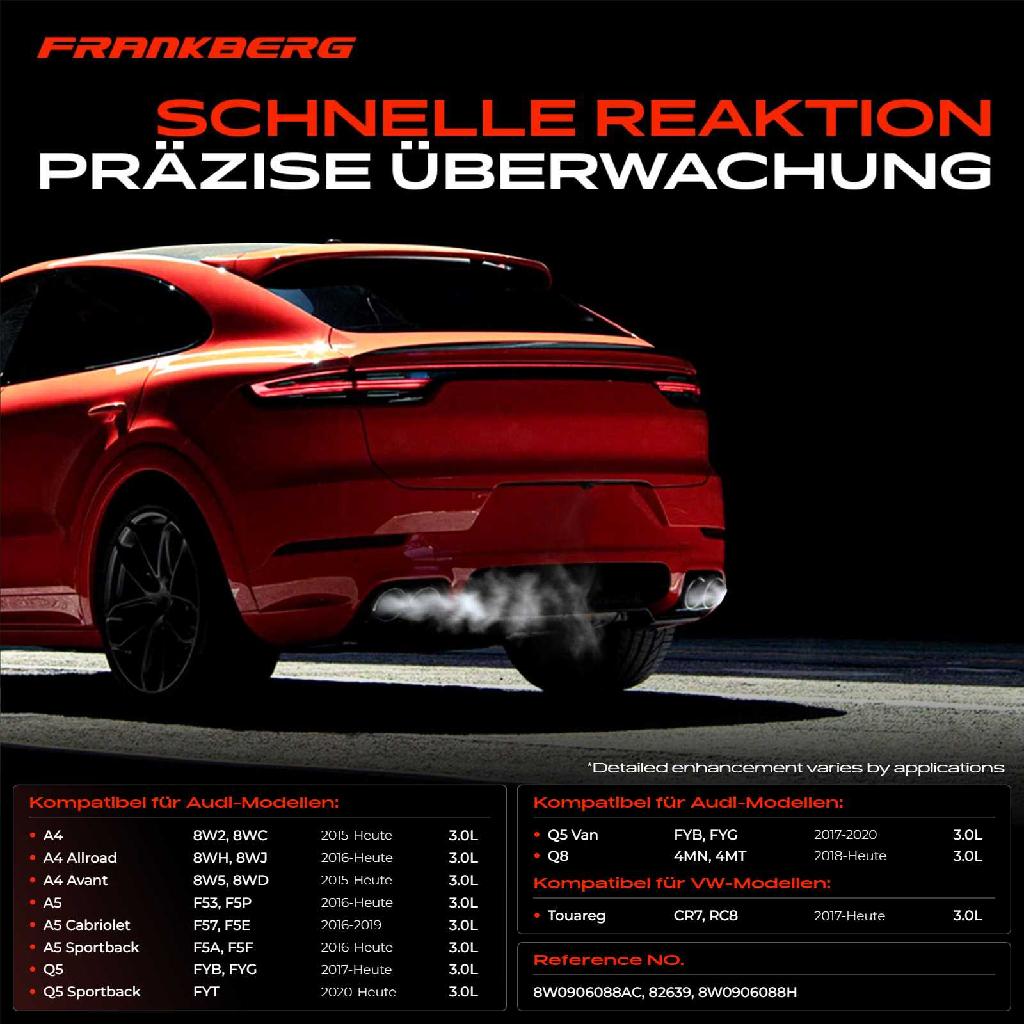 1x Abgastemperatursensor für Audi A4 Avant Allroad 8W2 8WC 8WH 8WJ