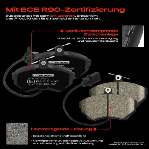 4x Bremsbeläge Vorderachse für Audi A4 Avant Seat Exeo ST VW Passat Variant 1994-2013 Bild 4x Bremsbeläge Vorderachse für Audi A4 Avant Seat Exeo ST VW Passat Variant 1994-2013