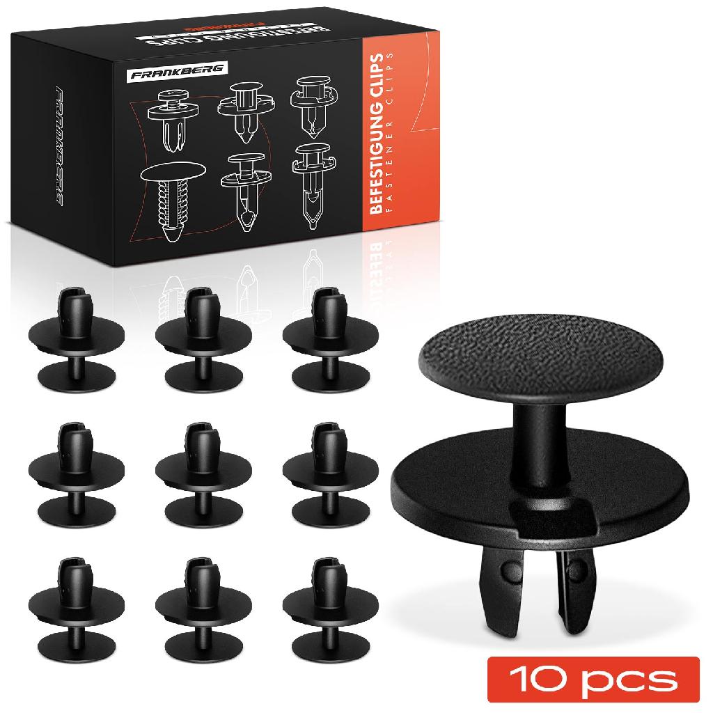 Frankberg 10x Befestigungsclips Motorhaube Kofferraum für BMW E30 E34 E39 E32 E38 E65 E66 E67 E36