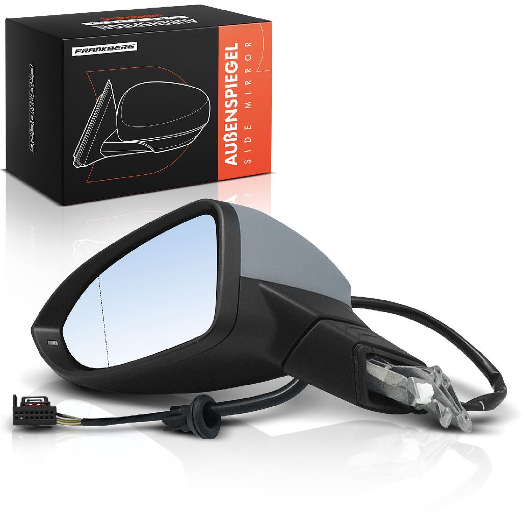 Frankberg 1x Außenspiegel Links für VW Golf VII 5G1 BE Variant BA5 BV5 2012-2021