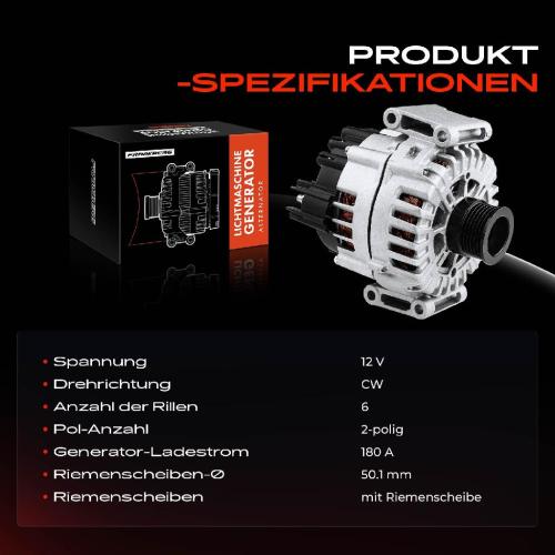 1x Lichtmaschine Generator für Mercedes-Benz W211 S211 W221 W251 X164 CLS SL Bild 1x Lichtmaschine Generator für Mercedes-Benz W211 S211 W221 W251 X164 CLS SL