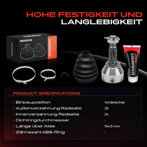 Frankberg 1x Antriebswelle Gelenksatz Vorderachse für Nissan NV200 Juke F15 Bj ab 2010 Bild Frankberg 1x Antriebswelle Gelenksatz Vorderachse für Nissan NV200 Juke F15 Bj ab 2010
