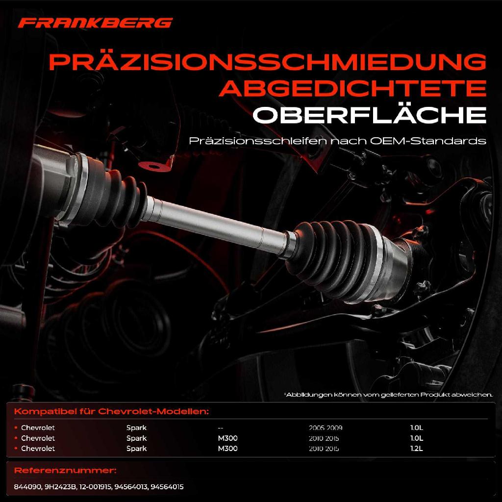 1x Antriebswelle Gelenksatz Vorderachse für Chevrolet Spark M300 1.0 1.2L 2005-2015