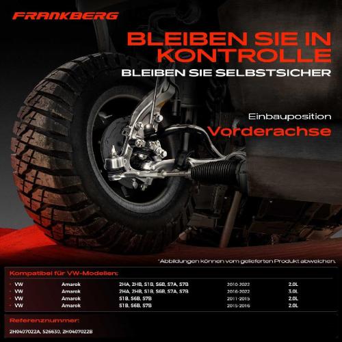 1x Querlenker Vorderachse für VW Amarok 2HA 2HB S1B S6B S7A S7B Amarok Pritsche/Fahrgestell S1B S6B S7B Bild 1x Querlenker Vorderachse für VW Amarok 2HA 2HB S1B S6B S7A S7B Amarok Pritsche/Fahrgestell S1B S6B S7B