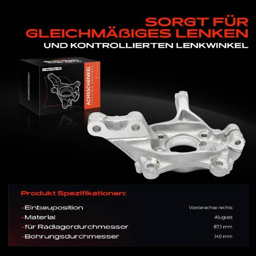 1x Achsschenkel Radaufhängung Vorderachse Rechts für Ford Galaxy CK S-Max CJ WA6 Bj ab 2015 Bild 1x Achsschenkel Radaufhängung Vorderachse Rechts für Ford Galaxy CK S-Max CJ WA6 Bj ab 2015