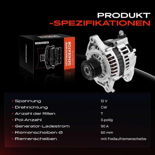 1x Lichtmaschine Generator für Nissan Patrol GR V Wagon Y61 Terrano II ? R20 Bild 1x Lichtmaschine Generator für Nissan Patrol GR V Wagon Y61 Terrano II ? R20