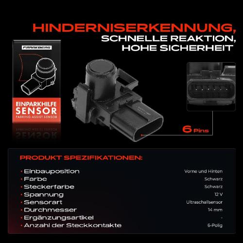 1x Parksensor PDC Sensor Vorne und Hinten für Lexus RX 350 450h Toyota Camry Aurion V5 Bild 1x Parksensor PDC Sensor Vorne und Hinten für Lexus RX 350 450h Toyota Camry Aurion V5