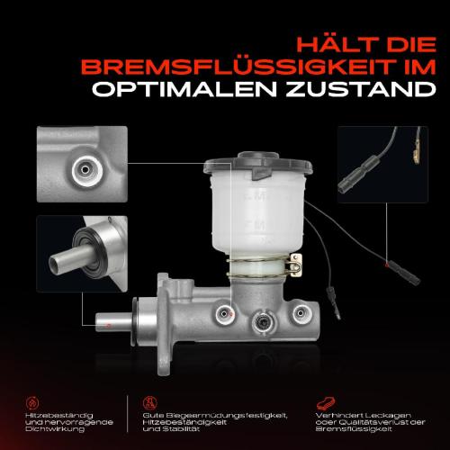 1x Hauptbremszylinder Bremszylinder für Honda Accord IV CB Prelude IV BB 1.8L-2.2L Bild 1x Hauptbremszylinder Bremszylinder für Honda Accord IV CB Prelude IV BB 1.8L-2.2L