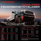 1x Domlager Federbeinstütz lager für VW Polo Variant 6V5 Polo Stufenheck Audi Seat Skoda