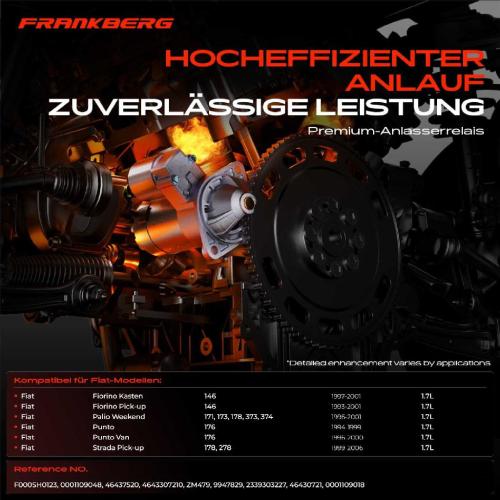 1x Magnetschalter Starter für Fiat Fiorino Pick-up Punto Palio Strada Pick-up 1.7L Bild 1x Magnetschalter Starter für Fiat Fiorino Pick-up Punto Palio Strada Pick-up 1.7L