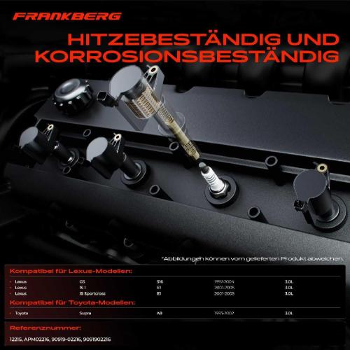 Frankberg 1x Zündmodul Zündspule für Lexus GS S16 IS I E1 IS Sportcross Toyota Supra A8 3.0L 1993-2005 Bild Frankberg 1x Zündmodul Zündspule für Lexus GS S16 IS I E1 IS Sportcross Toyota Supra A8 3.0L 1993-2005