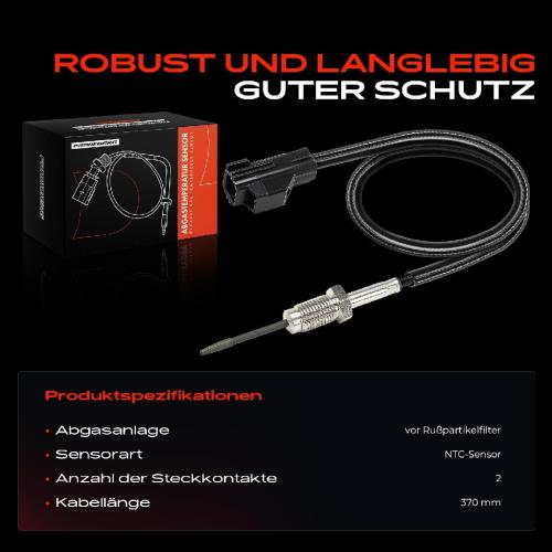 1x Abgastemperatursensor für Ford Tourneo V362 F3 FY FZ V363 FAD FBD FCD FDD 2.0L Bild 1x Abgastemperatursensor für Ford Tourneo V362 F3 FY FZ V363 FAD FBD FCD FDD 2.0L