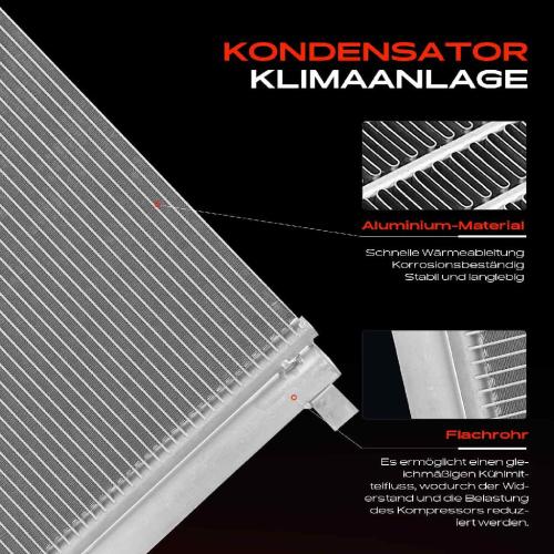 Frankberg 1x Kondensator Klimaanlage für Audi A3 VW Golf Skoda Octavia Seat Bild Frankberg 1x Kondensator Klimaanlage für Audi A3 VW Golf Skoda Octavia Seat