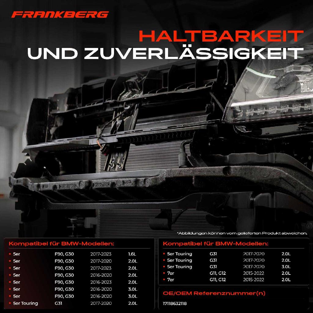 1x Lüfterhaube Vorne Unten für BMW G30 G31 G32 G11 G12 G14 G15
