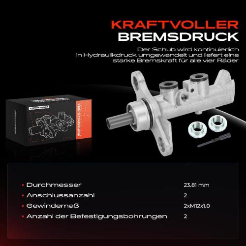 1x Hauptbremszylinder Bremszylinder für Renault Grand Scénic II Megane II Scénic II Bild 1x Hauptbremszylinder Bremszylinder für Renault Grand Scénic II Megane II Scénic II