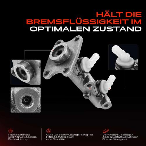 1x Hauptbremszylinder Bremszylinder für Toyota Hiace IV Bus Kasten 2.0L 2.4L 1987-1998 Bild 1x Hauptbremszylinder Bremszylinder für Toyota Hiace IV Bus Kasten 2.0L 2.4L 1987-1998