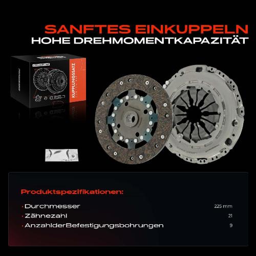 Frankberg 1x Kupplungssatz für Mercedes-Benz Citan Kasten/MPV W415 Citan Mixto (Double Cabin) Citan Tourer Nissan Cube Bild Frankberg 1x Kupplungssatz für Mercedes-Benz Citan Kasten/MPV W415 Citan Mixto (Double Cabin) Citan Tourer Nissan Cube