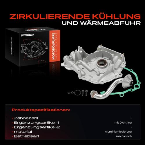 1x Ölpumpe für Fiat Punto 500 Ford Ka Opel Alfa Romeo Jeep Compass Lancia Bild 1x Ölpumpe für Fiat Punto 500 Ford Ka Opel Alfa Romeo Jeep Compass Lancia