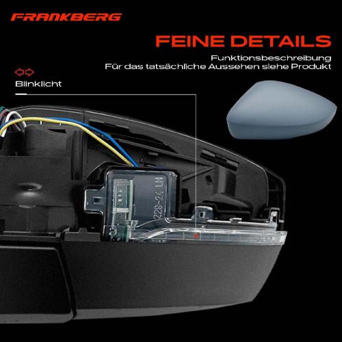 Frankberg 1x Au enspiegel Links f r VW Polo Van 6C1 6R1 602 604 612 614 2009-2022 Bild Frankberg 1x Au enspiegel Links f r VW Polo Van 6C1 6R1 602 604 612 614 2009-2022